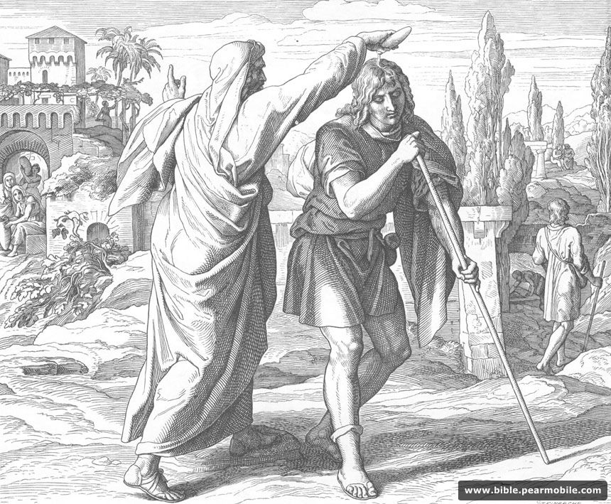 サムエル記上 10:1 - Samuel Annoints Saul